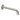 Aquaperla Lucid Pin Brushed Nickel Bath Spout 180mm - Round Wall Spout, Slim 7mm Plate, view 3