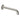 Aquaperla Lucid Pin Brushed Nickel Bath Spout 180mm - Round Wall Spout, Slim 7mm Plate