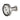 Aquaperla Lucid Pin Brushed Nickel Robe Hook, view 4