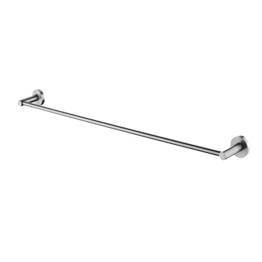 Aquaperla Lucid Pin Brushed Nickel Single Towel Rail 790mm
