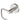 Aquaperla Lucid Pin Brushed Nickel Toilet Roll Holder, view 2