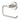 Aquaperla Lucid Pin Brushed Nickel Toilet Roll Holder