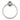 Aquaperla Lucid Pin Brushed Nickel Towel Ring, view 2