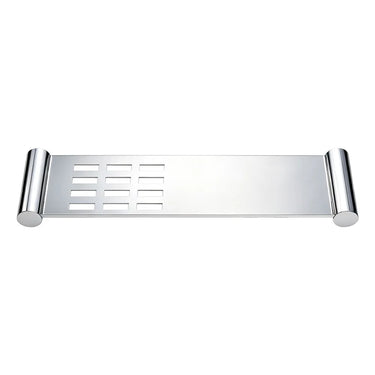 Aquaperla Lucid Pin Chrome Shower Shelf 400mm