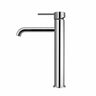 Aquaperla Lucid Pin Chrome tall basin mixer tap for vessel and above-counter basins