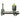 Aquaperla Lucid Pin Chrome wall basin mixer set with spout, view 3