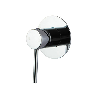 Aquaperla Lucid Pin Chrome wall shower mixer for shower or bath