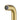 Aquaperla Lucid Pin Light Brushed Brass Bath Spout 180mm - Round Wall Spout, Slim 7mm Plate, view 5