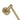 Aquaperla Lucid Pin Light Brushed Brass Single Towel Rail 790mm, view 3