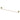 Aquaperla Lucid Pin Light Brushed Brass Single Towel Rail 790mm