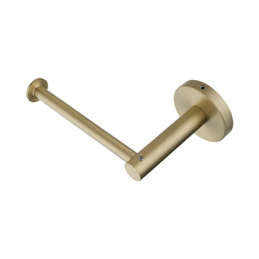 Aquaperla Lucid Pin Light Brushed Brass Toilet Roll Holder