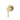 Aquaperla Lucid Pin Light Brushed Brass wall shower mixer for shower or bath
