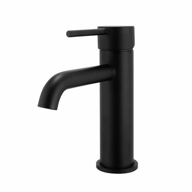 Aquaperla Lucid Pin Matte Black basin mixer tap for bathroom vanity basins