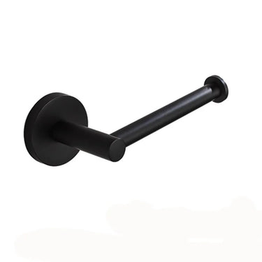 Aquaperla Lucid Pin Matte Black Toilet Roll Holder