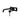 Aquaperla Lucid Pin Matte Black wall basin mixer set with spout, view 2