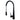 Aquaperla Matte Black Pull Out Kitchen Mixer Tap - Tapered Round Body, view 2