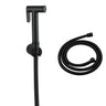 Aquaperla Matte Black Toilet Bidet Spray Kit - Slim T-Shape Handheld Sprayer, 1.2m Hose