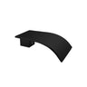 Aquaperla Matte Black Waterfall Bath Spout 183mm - Wall Spout