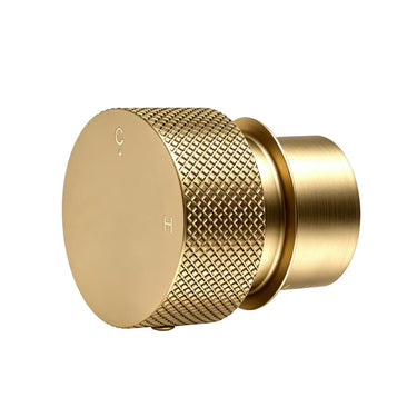 Aquaperla Moon Brushed Brass progressive wall shower mixer for shower or bath