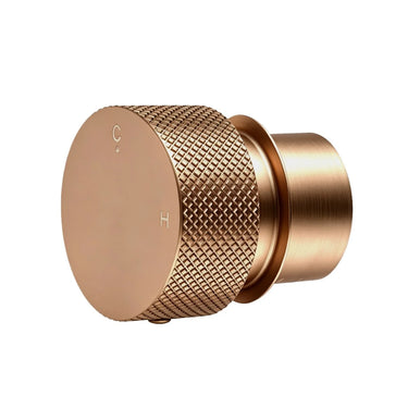 Aquaperla Moon Brushed Copper progressive wall shower mixer for shower or bath