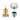 Aquaperla Moon Chrome progressive wall shower mixer parts: knurled knob, sleeve and wall flange