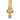 Close-up of the light brushed brass finish on the Aquaperla Moon gooseneck basin mixer