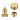 Aquaperla Moon Light Brushed Brass progressive wall shower mixer parts: knurled knob, sleeve and wall flange