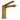 Close-up of the brushed brass finish on the Aquaperla Rushy basin mixer