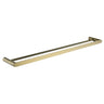 Aquaperla Rushy Brushed Brass Double Towel Rail 800mm