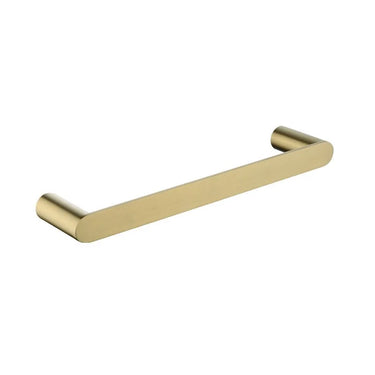 Aquaperla Rushy Brushed Brass Hand Towel Rail 300mm