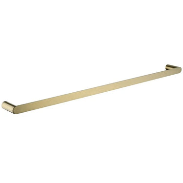Aquaperla Rushy Brushed Brass Single Towel Rail 800mm