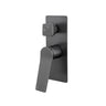 Aquaperla Rushy Brushed Gunmetal shower wall mixer with diverter
