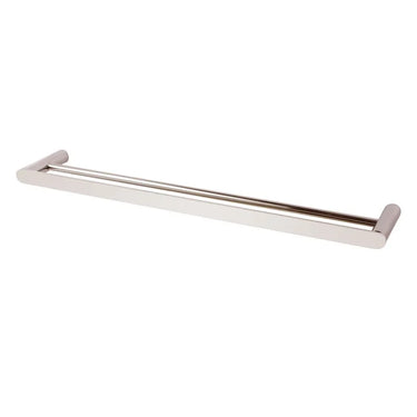 Aquaperla Rushy Brushed Nickel Double Towel Rail 600mm