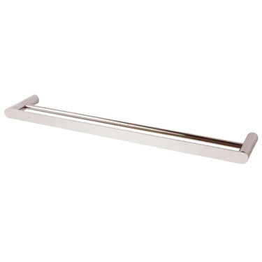 Aquaperla Rushy Brushed Nickel Double Towel Rail 800mm