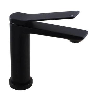 Aquaperla Rushy Matte Black basin mixer tap for bathroom vanity basins