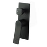 Aquaperla Rushy Matte Black shower wall mixer with diverter