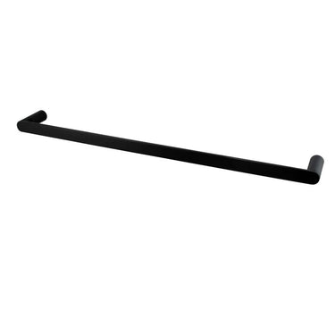 Aquaperla Rushy Matte Black Single Towel Rail 600mm
