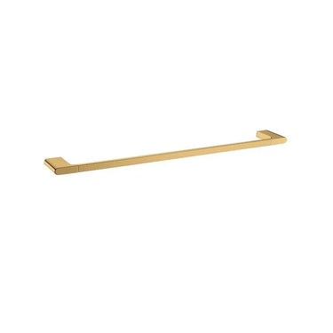 Aquaperla Vog Brushed Brass Single Towel Rail 600mm