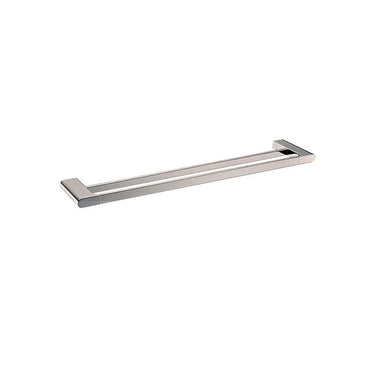 Aquaperla Vog Brushed Nickel Double Towel Rail 600mm