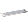 Aquaperla Vog Brushed Nickel Glass Shelf 550mm