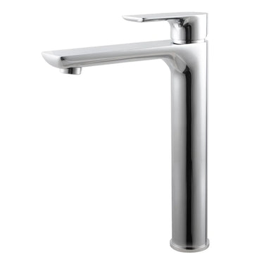 Aquaperla Vog Chrome tall basin mixer tap for vessel and above-counter basins