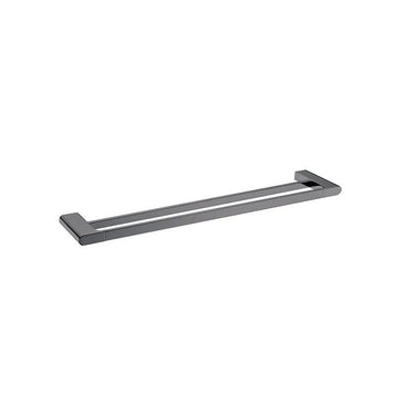 Aquaperla Vog Gunmetal Double Towel Rail 600mm