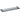 Aquaperla Vog Gunmetal Glass Shelf 550mm