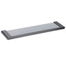 Aquaperla Vog Gunmetal Glass Shelf 550mm