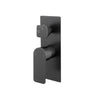 Aquaperla Vog Gunmetal shower wall mixer with diverter