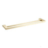 Aquaperla Vog Light Brushed Brass Double Towel Rail 600mm