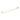 Aquaperla Vog Light Brushed Brass Single Towel Rail 600mm