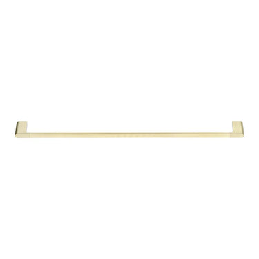 Aquaperla Vog Light Brushed Brass Single Towel Rail 800mm