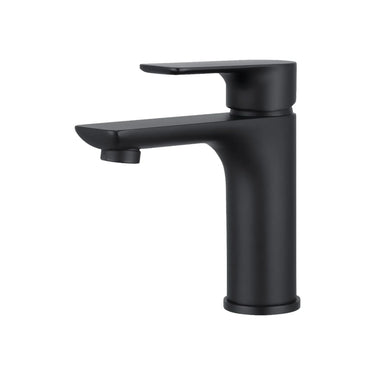 Aquaperla Vog Matte Black basin mixer tap for bathroom vanity basins