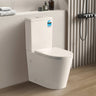 Avis Rimless Easy Height Back To Wall Ceramic Toilet Suite Brushed Nickel Press Button - RJ Bathroom